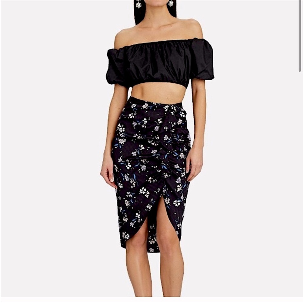 Veronica Beard Ruched Skirt